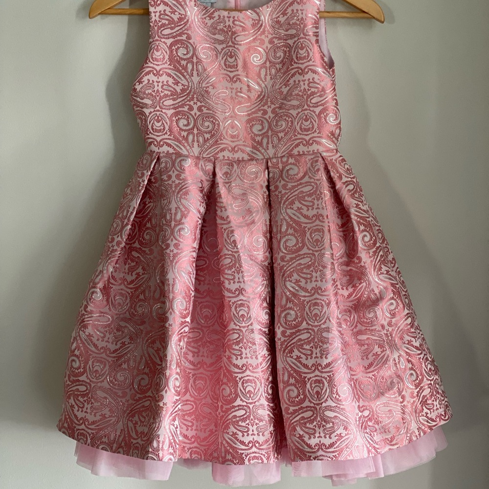 Girls formal brocade dress size 8